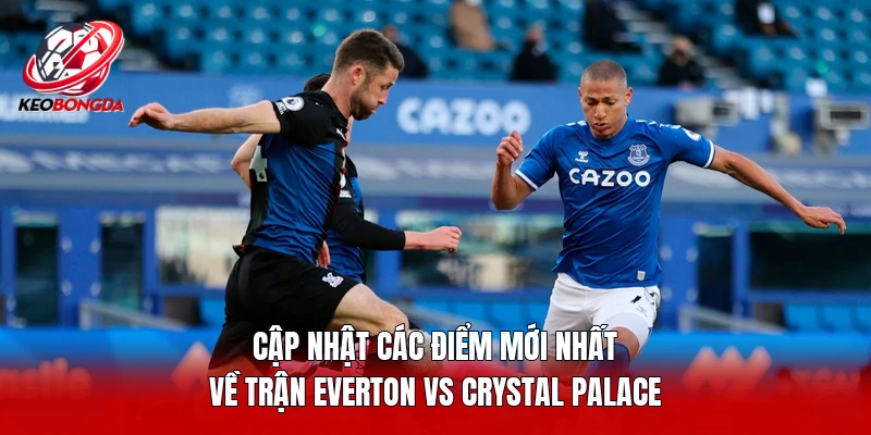 Cập nhật các điểm mới nhất về trận Everton vs Crystal Palace